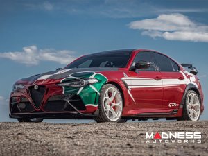 Alfa Romeo Giulia Quadrifoglio GTAm Conversion Kit by PariS'5 GaraGe - Complete Kit - FRP/ Carbon Fiber Combo